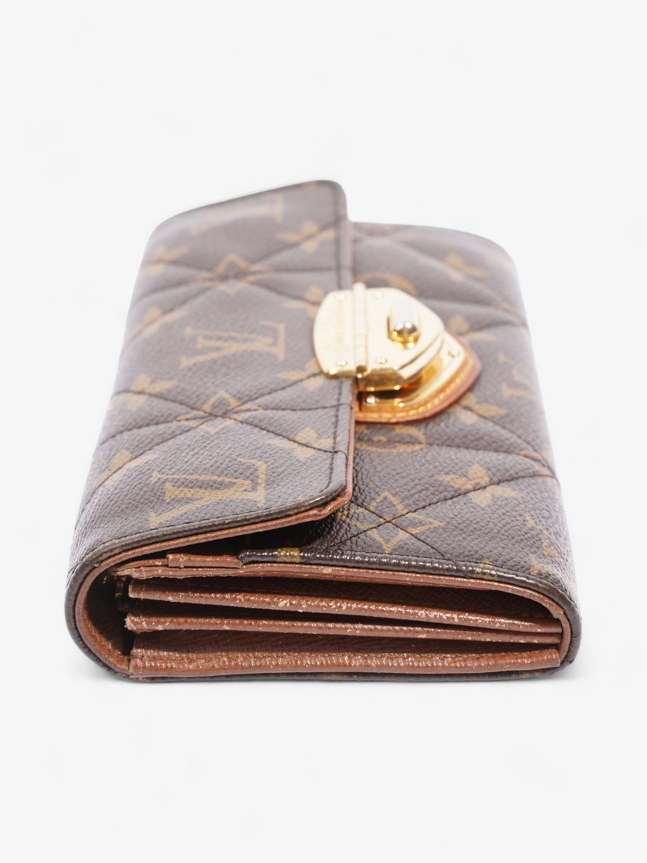 Louis Vuitton Portefeuille Sarah Long Wallet Monogram Coated Canvas Image 4