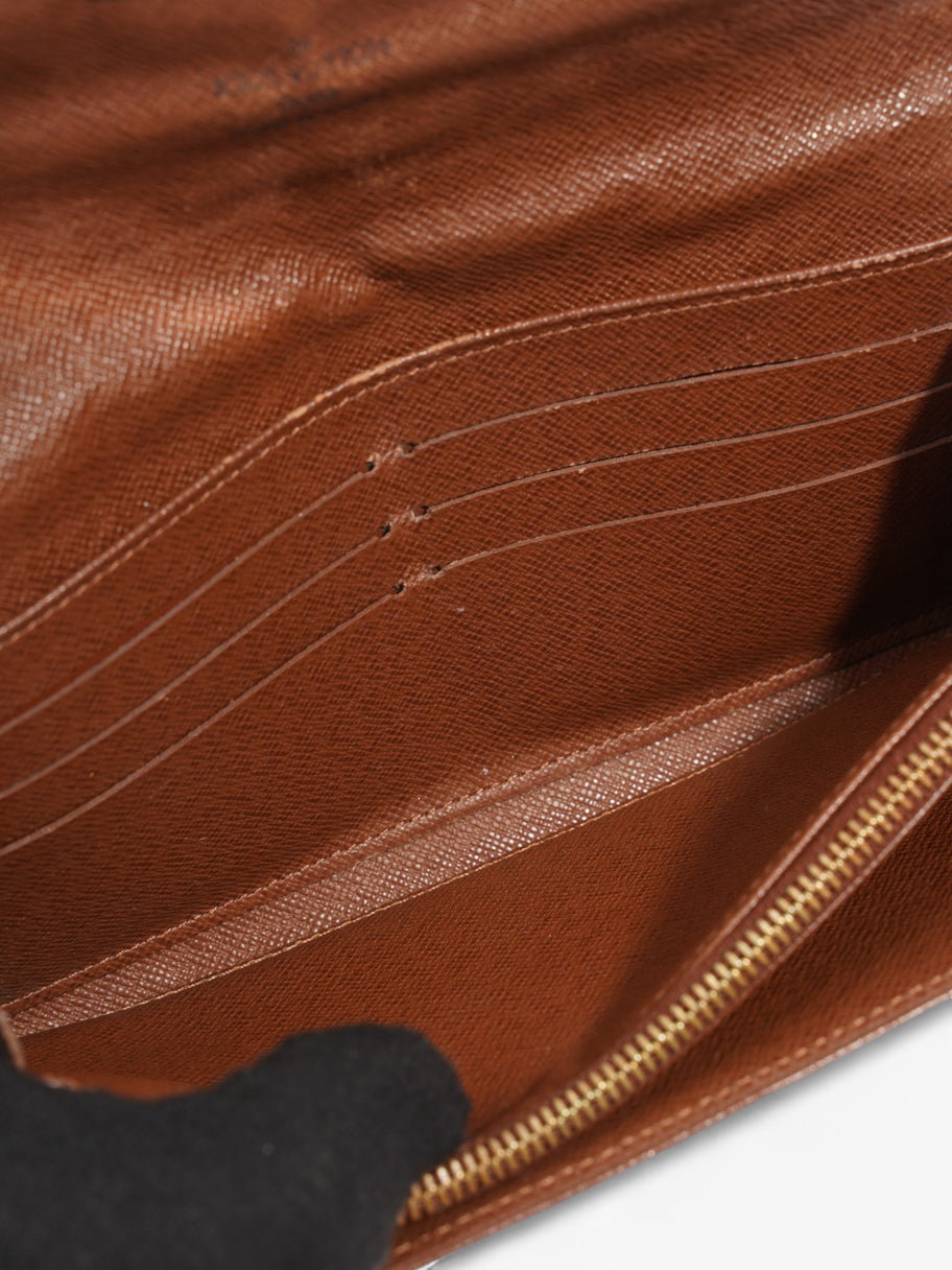 Louis Vuitton Portefeuille Sarah Long Wallet Monogram Coated Canvas Image 9