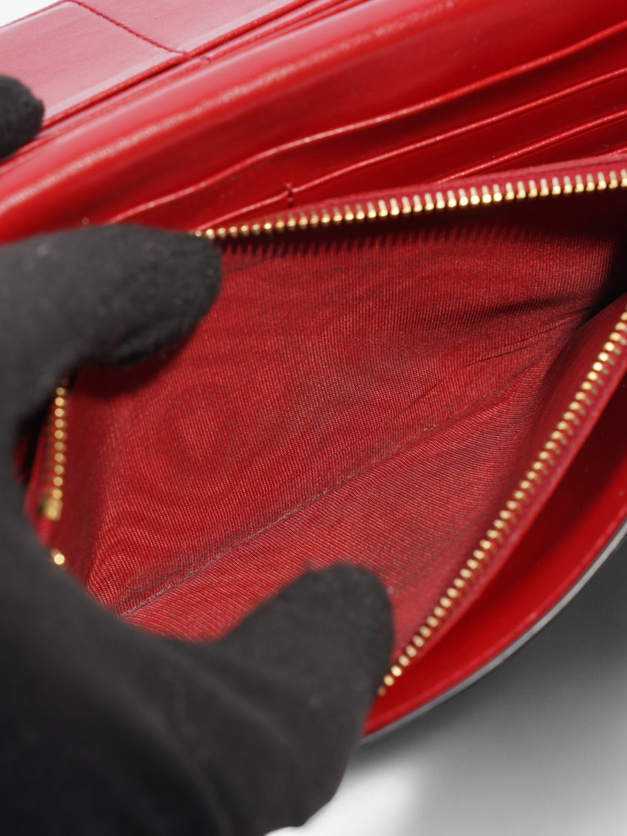 Prada Long Wallet Black Saffiano Leather Image 9