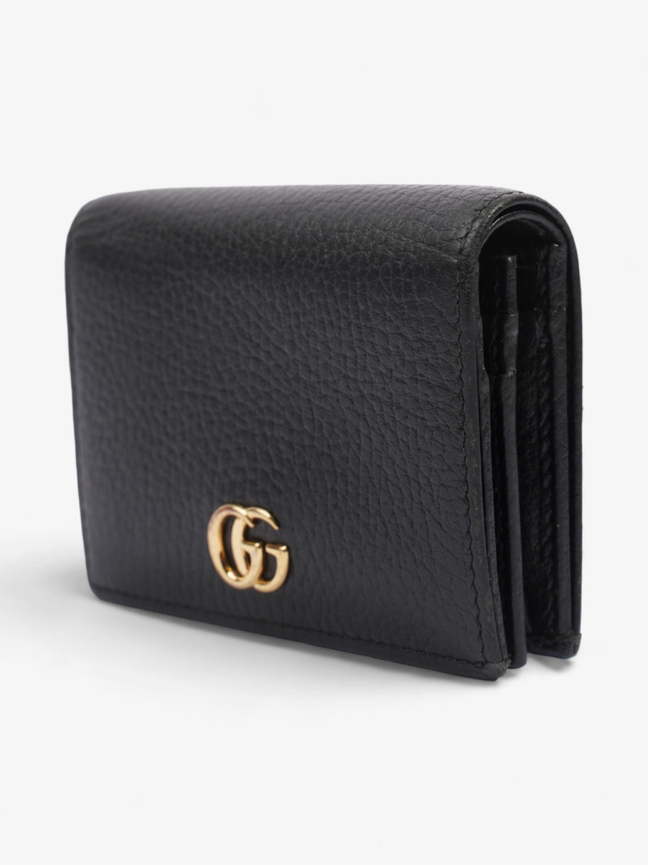 Gucci GG Marmont Leather Compact Wallet Black Grained Leather Image 3