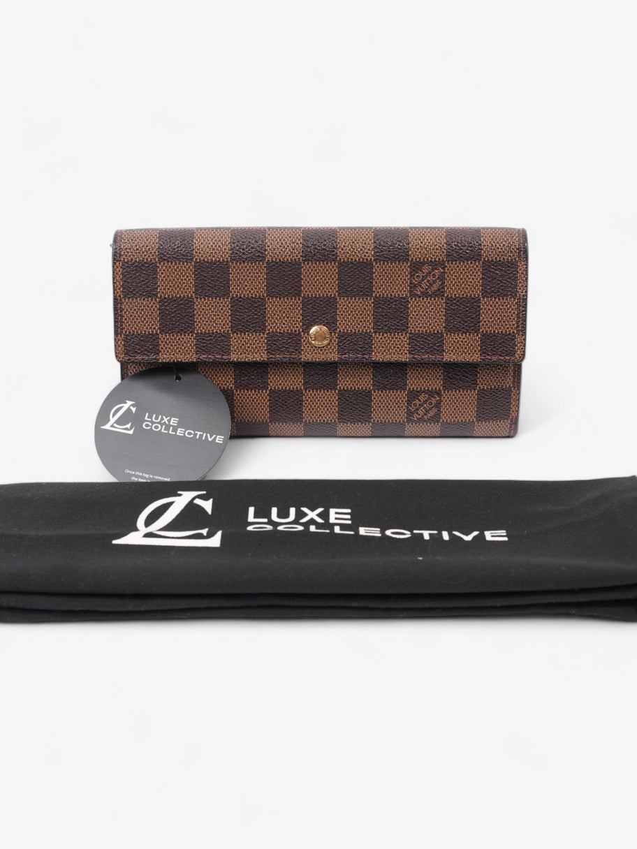 Louis Vuitton Portefeuille International Wallet Damier Ebene Coated Canvas Image 10