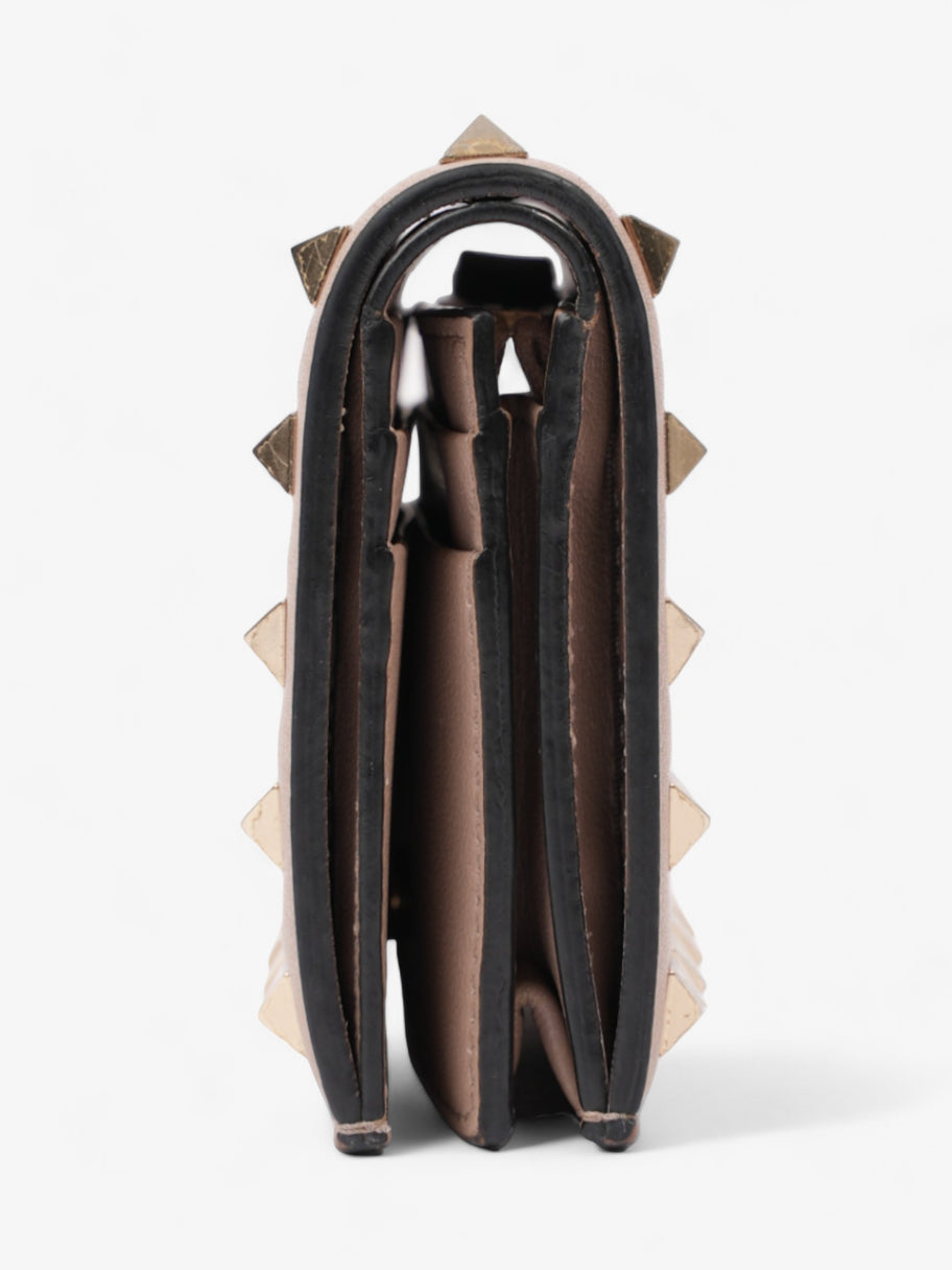 Valentino Compact Wallet Poudre Calfskin Leather Image 3