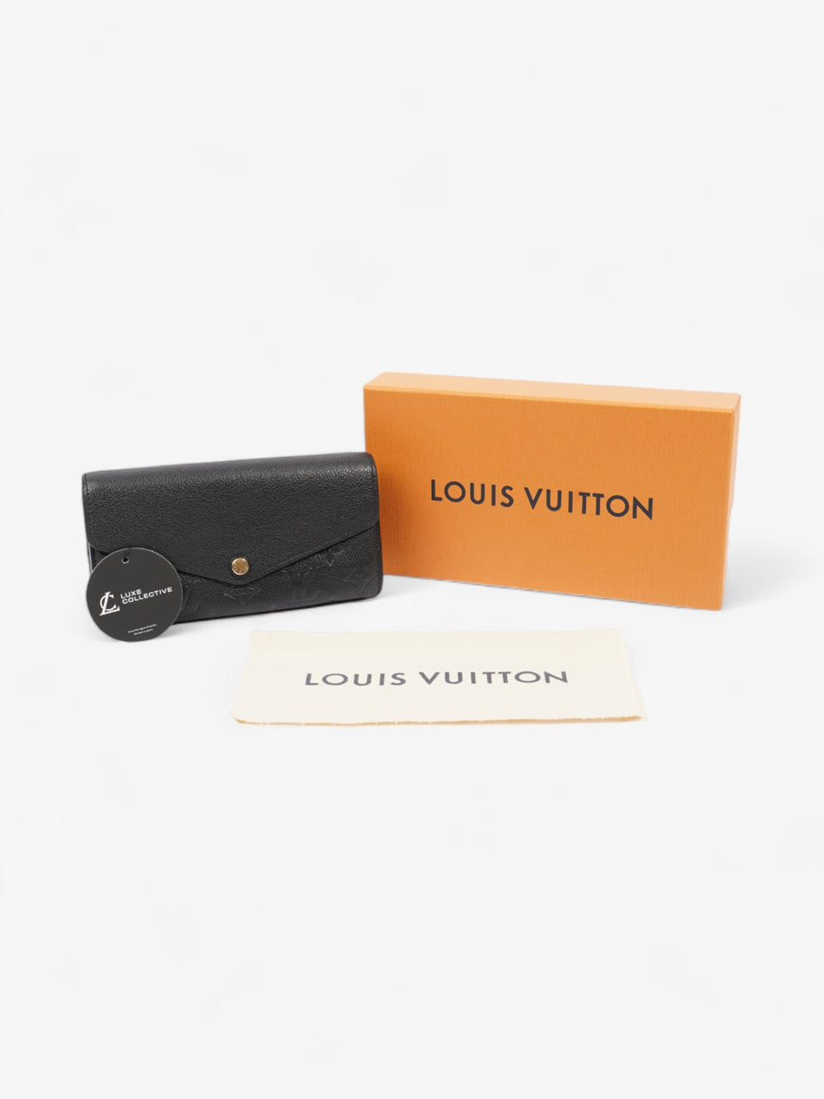 Louis Vuitton Sarah Wallet Black Empreinte Leather Image 7