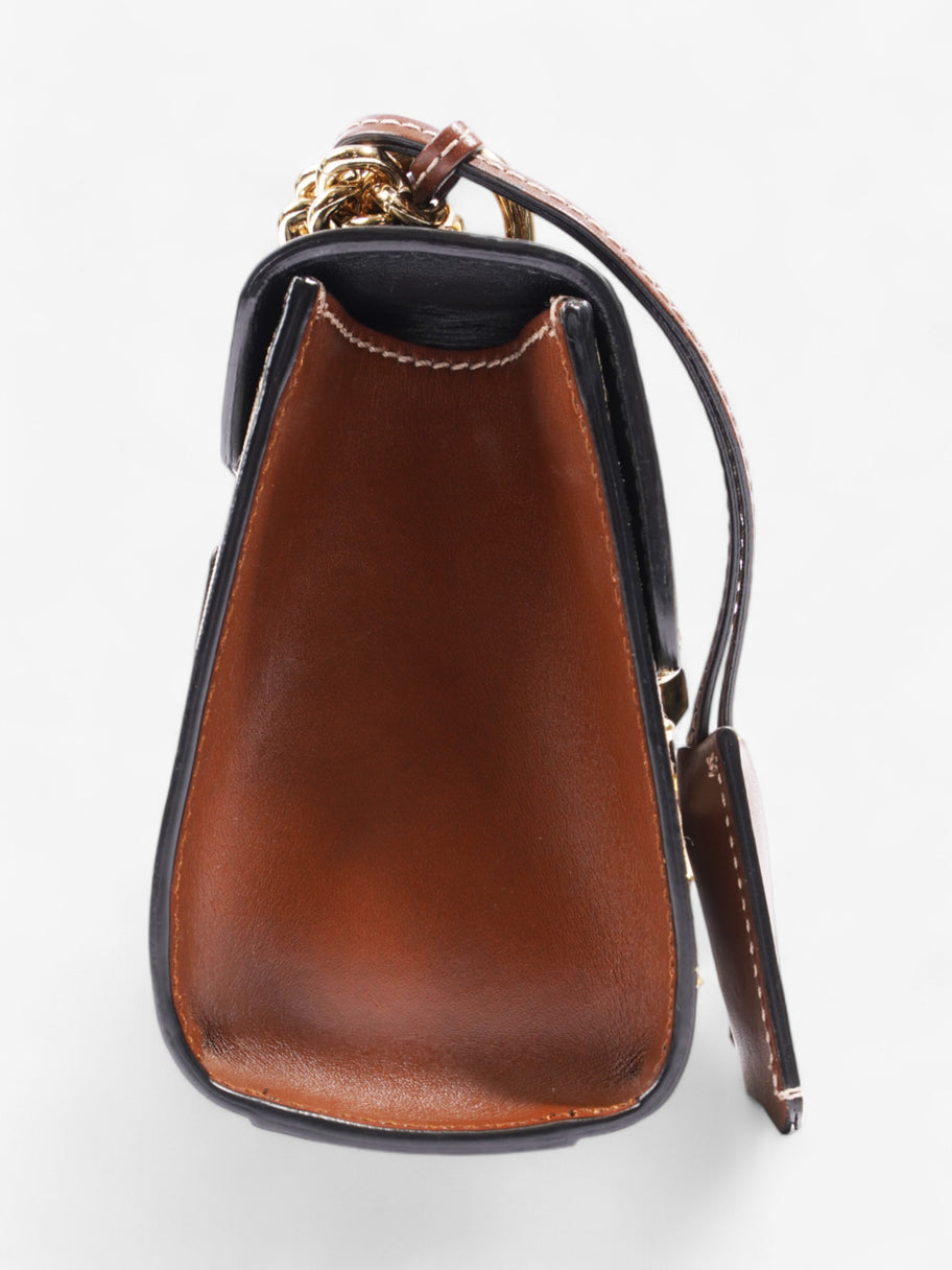 Gucci Padlock Shoulder Bag Black / Supreme Leather Mini Image 16