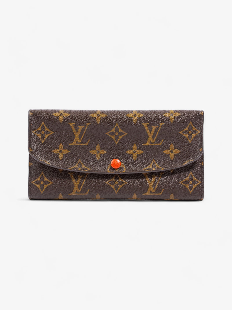 Louis Vuitton Emilie Wallet Monogram Coated Canvas