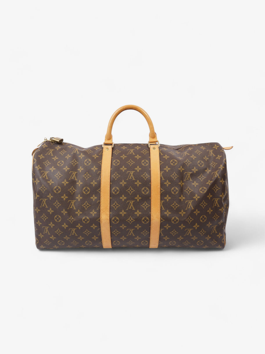 Louis Vuitton Keepall  Monogram Coated Canvas 55 Image 4