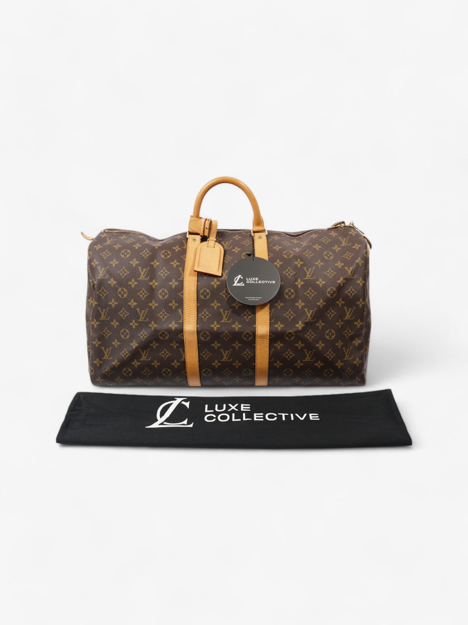 Louis Vuitton Keepall  Monogram Coated Canvas 55 Image 9