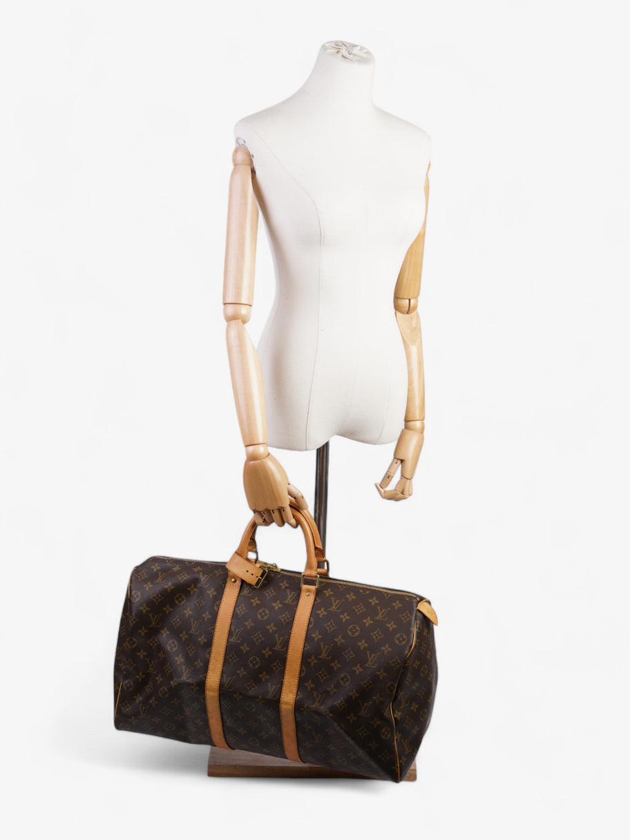 Louis Vuitton Keepall  Monogram Coated Canvas 50 Image 2