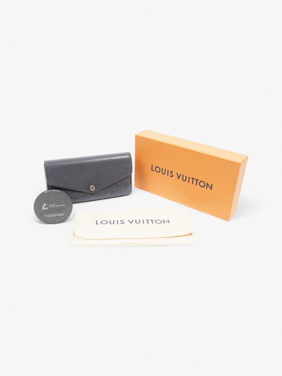 Louis Vuitton Sarah Wallet Black Empreinte Leather Image 6