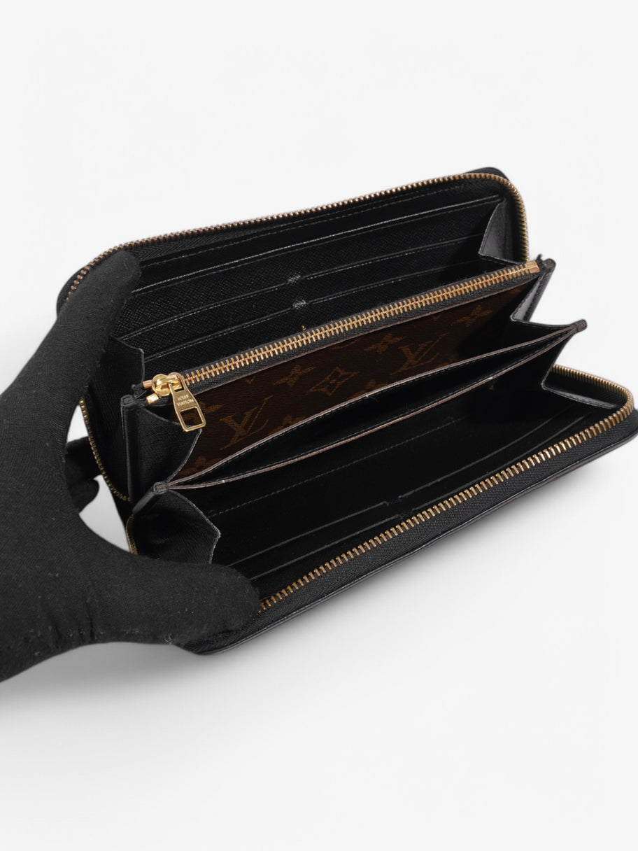 Louis Vuitton Zippy Wallet Monogram / Black Coated Canvas Image 6