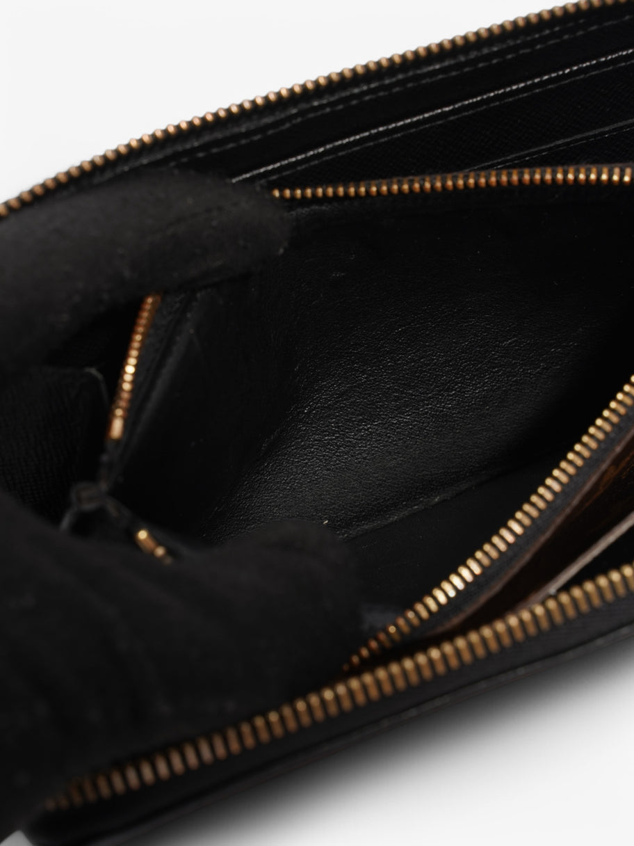 Louis Vuitton Zippy Wallet Monogram / Black Coated Canvas Image 7