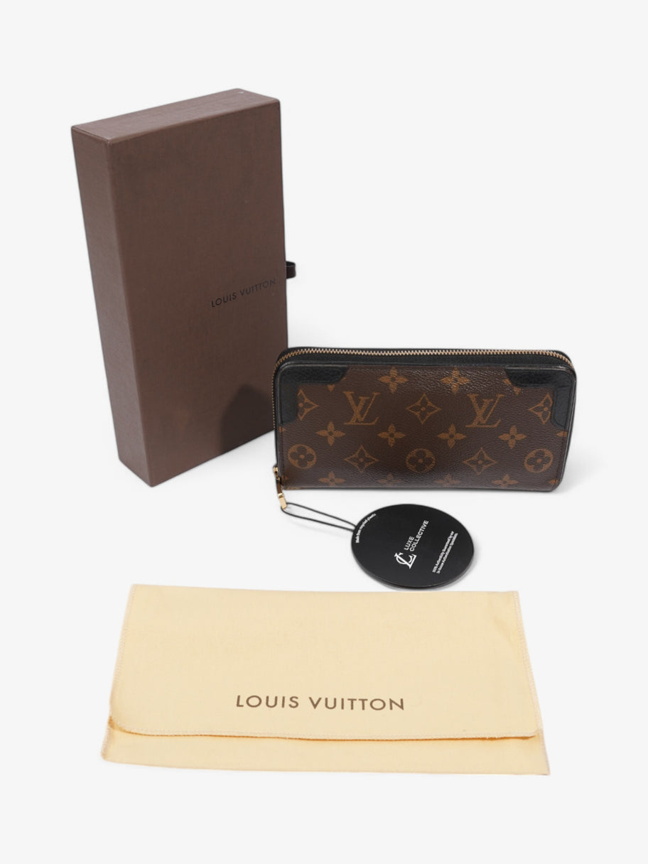 Louis Vuitton Zippy Wallet Monogram / Black Coated Canvas Image 8