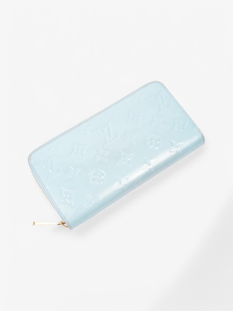 Louis Vuitton Zippy Wallet Baby Blue Vernis Leather Image 3