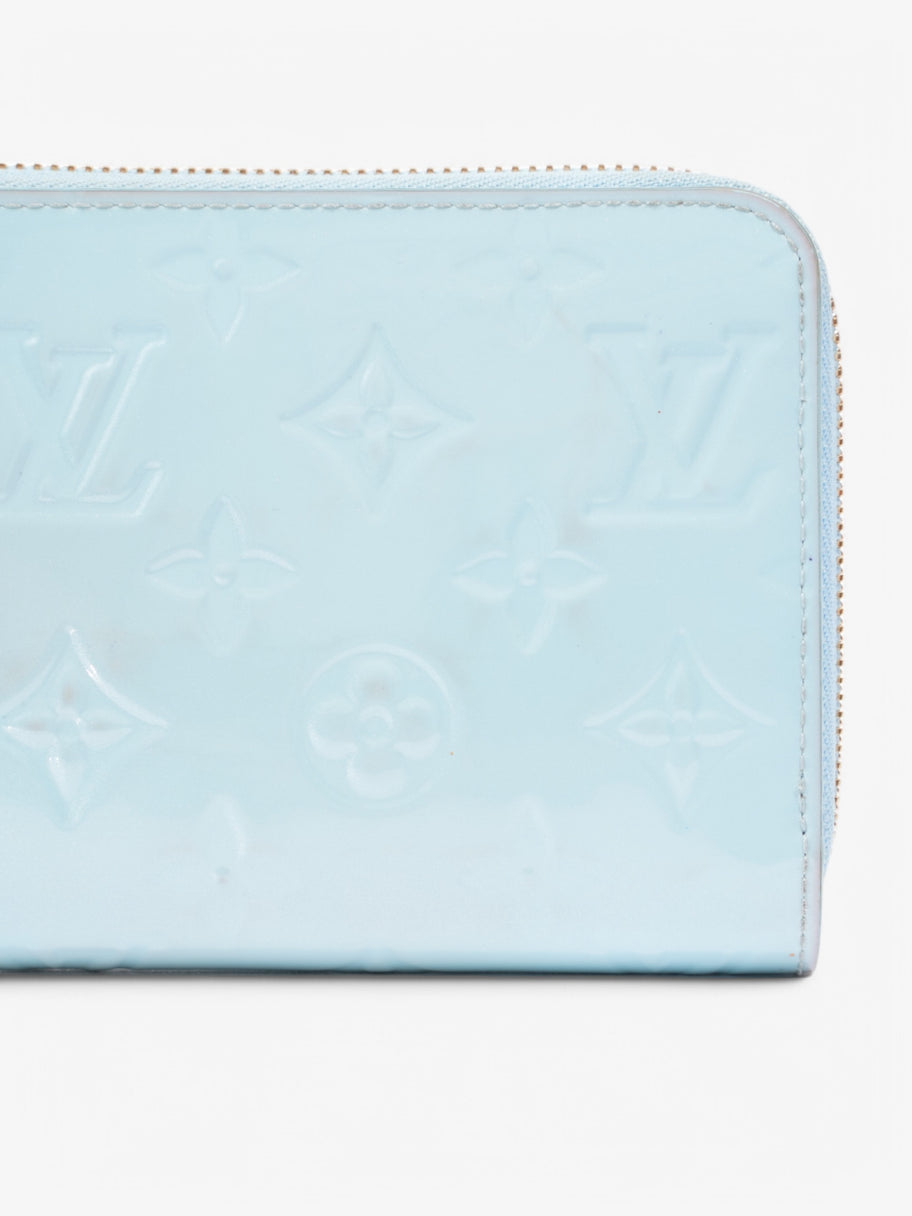 Louis Vuitton Zippy Wallet Baby Blue Vernis Leather Image 4