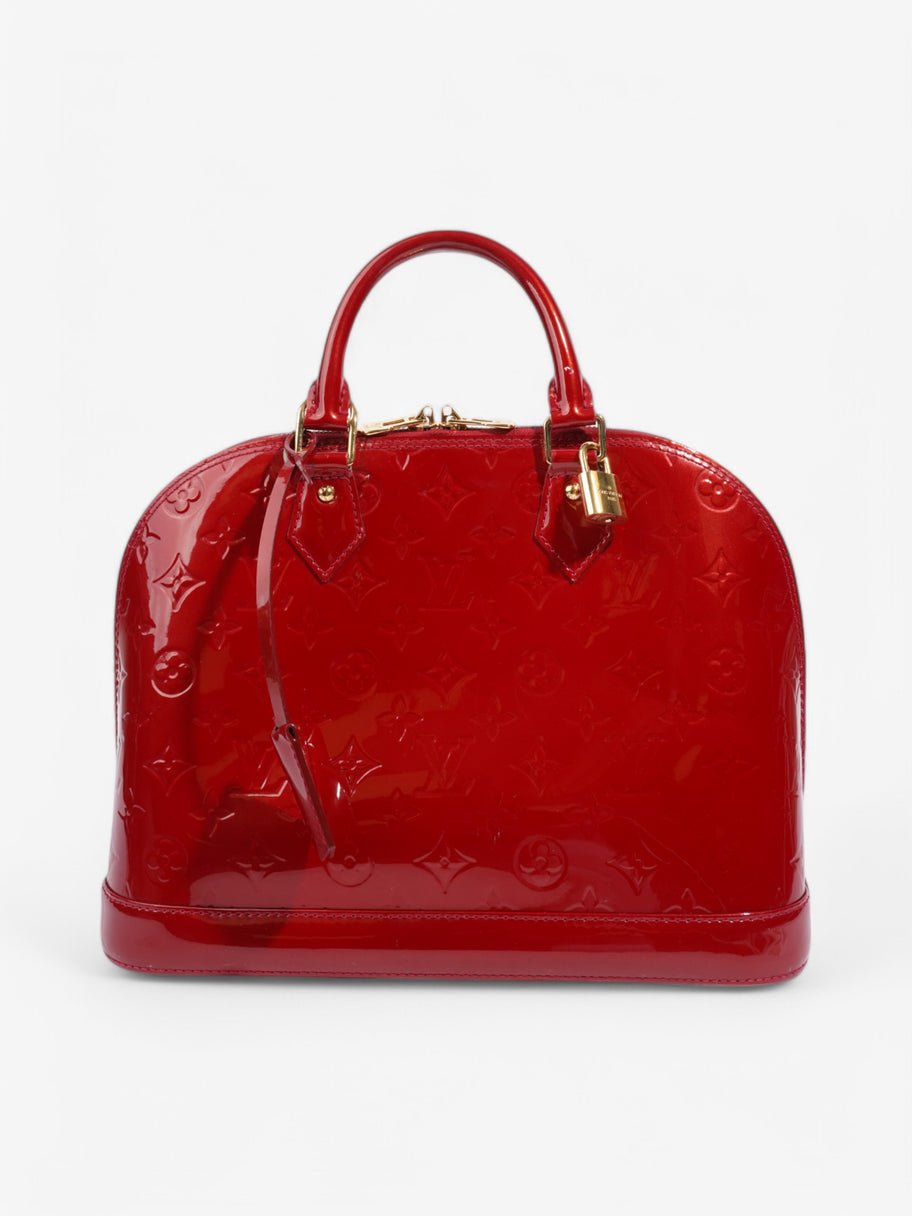 Louis Vuitton Alma Red Vernis Leather PM Image 1
