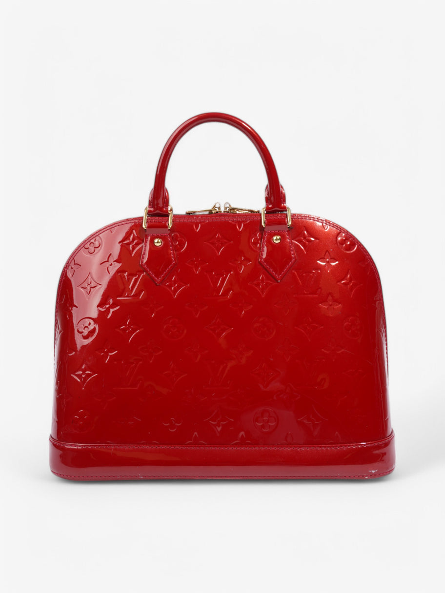 Louis Vuitton Alma Red Vernis Leather PM Image 4