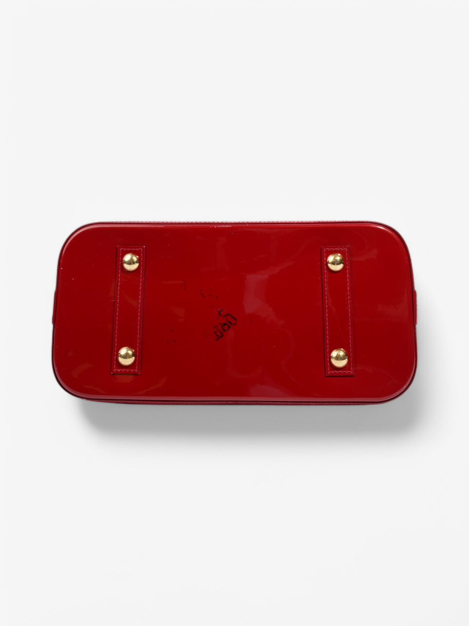 Louis Vuitton Alma Red Vernis Leather PM Image 6