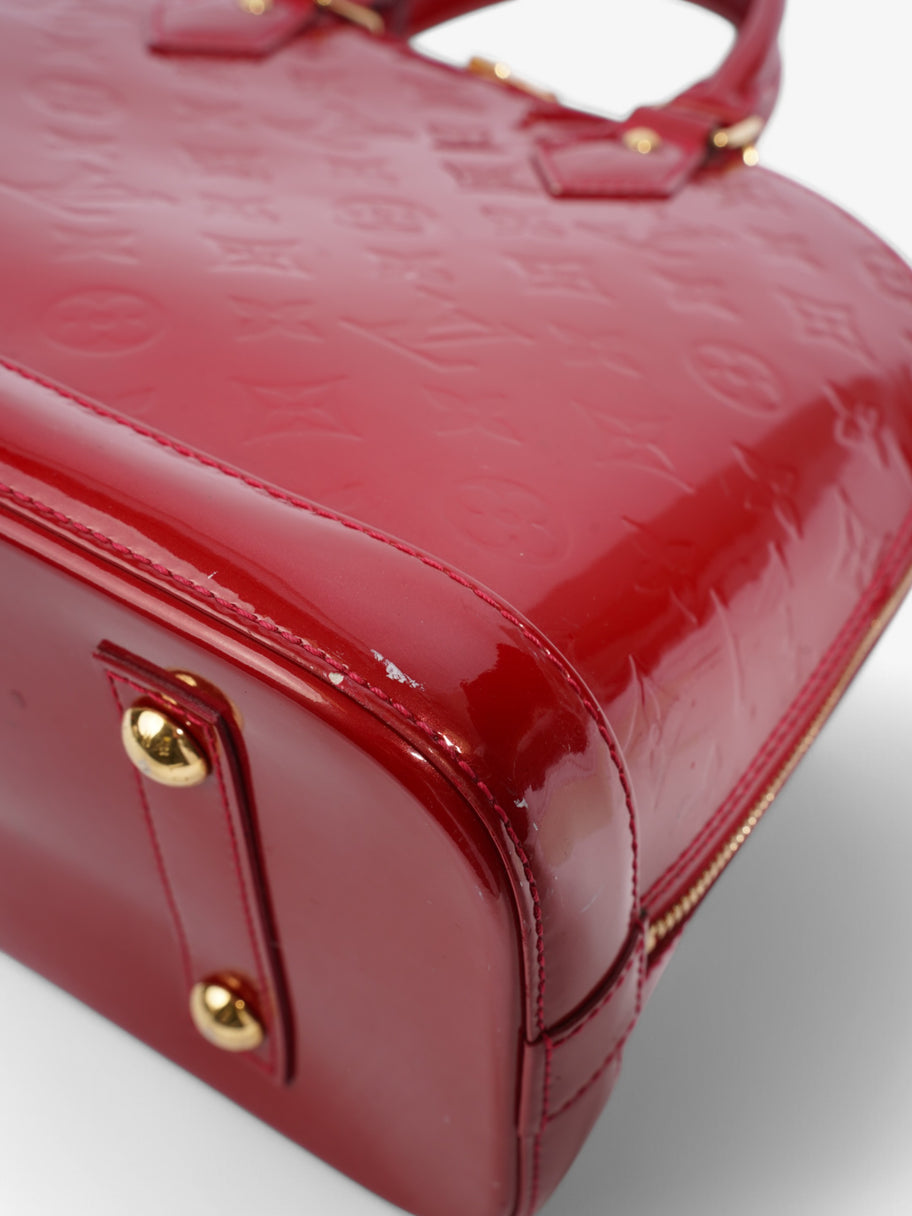 Louis Vuitton Alma Red Vernis Leather PM Image 7