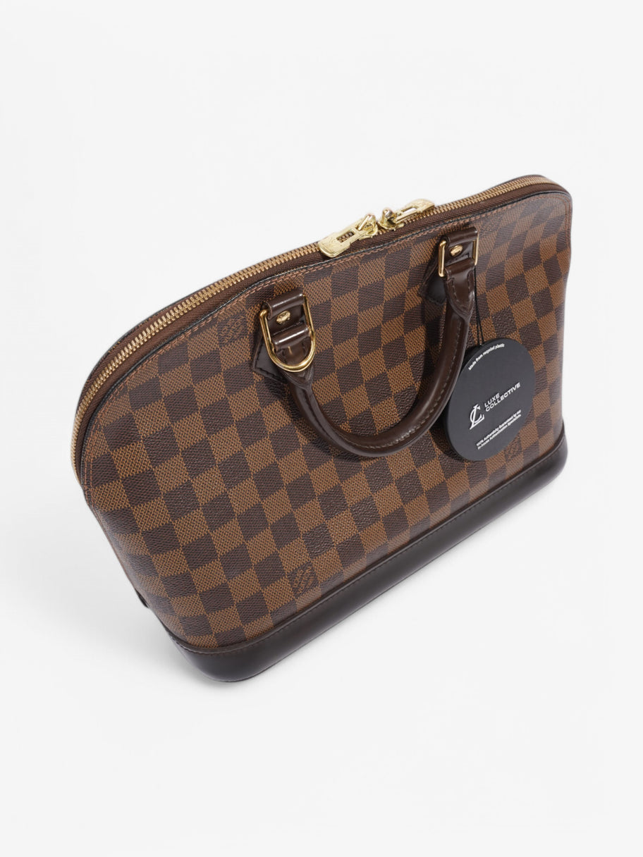 Louis Vuitton Alma Damier Ebene Coated Canvas PM Image 8