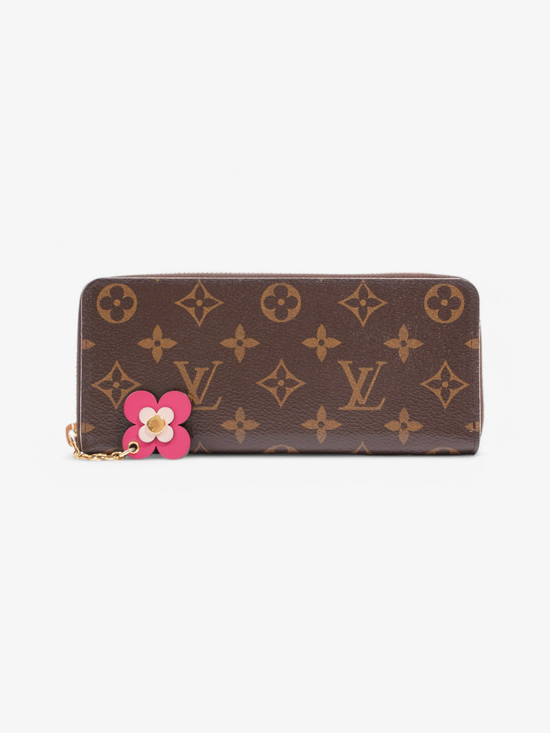  Louis Vuitton Clemence Wallet Monogram Coated Canvas