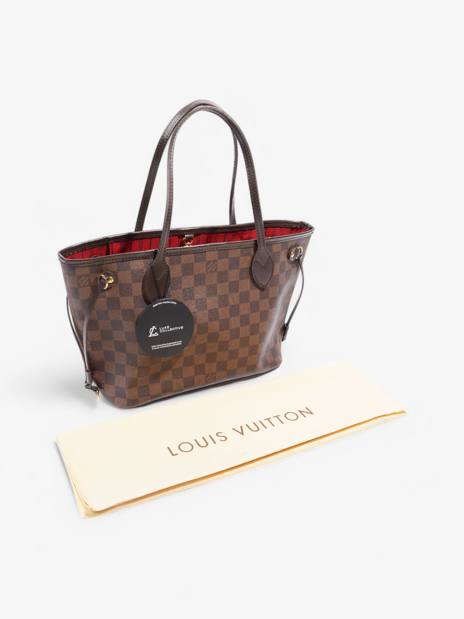 Louis Vuitton Neverfull Damier Ebene Coated Canvas PM Image 9