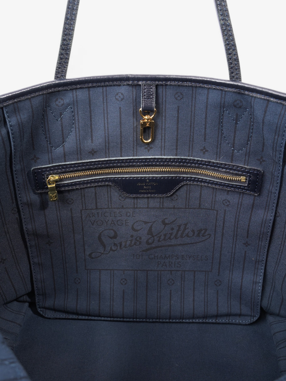 Louis Vuitton Neverfull Grey Canvas MM Image 9
