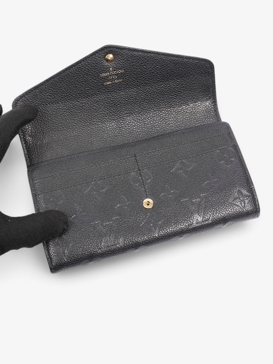 Louis Vuitton Sarah Wallet Black Empreinte Leather Image 3