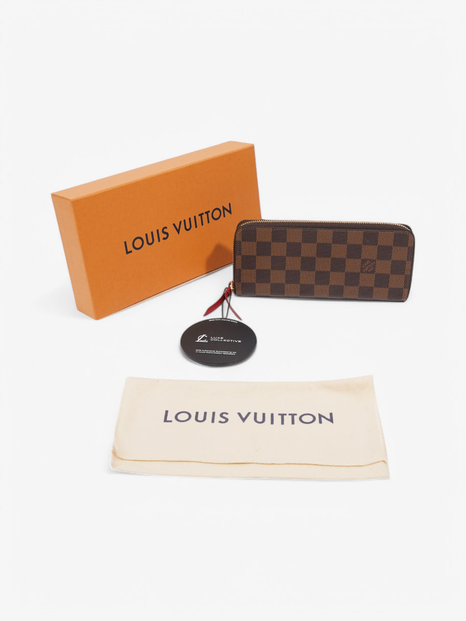 Louis Vuitton Clemence Wallet Damier Ebene Coated Canvas Image 8