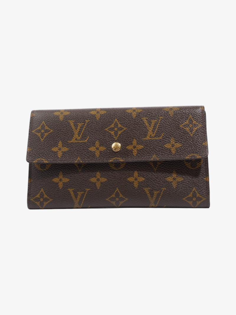  Louis Vuitton Emilie Wallet Monogram Coated Canvas