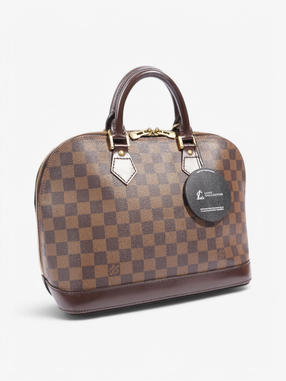Louis Vuitton Alma Damier Ebene Coated Canvas PM Image 9