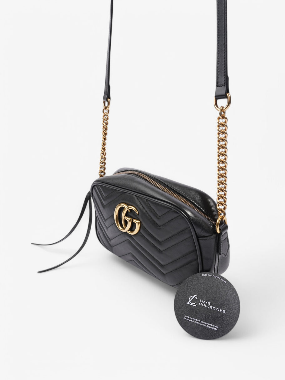 Gucci Marmont Zip Black Matelasse Leather Small Image 10