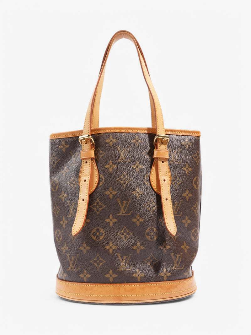  Louis Vuitton Bucket Monogram Coated Canvas PM