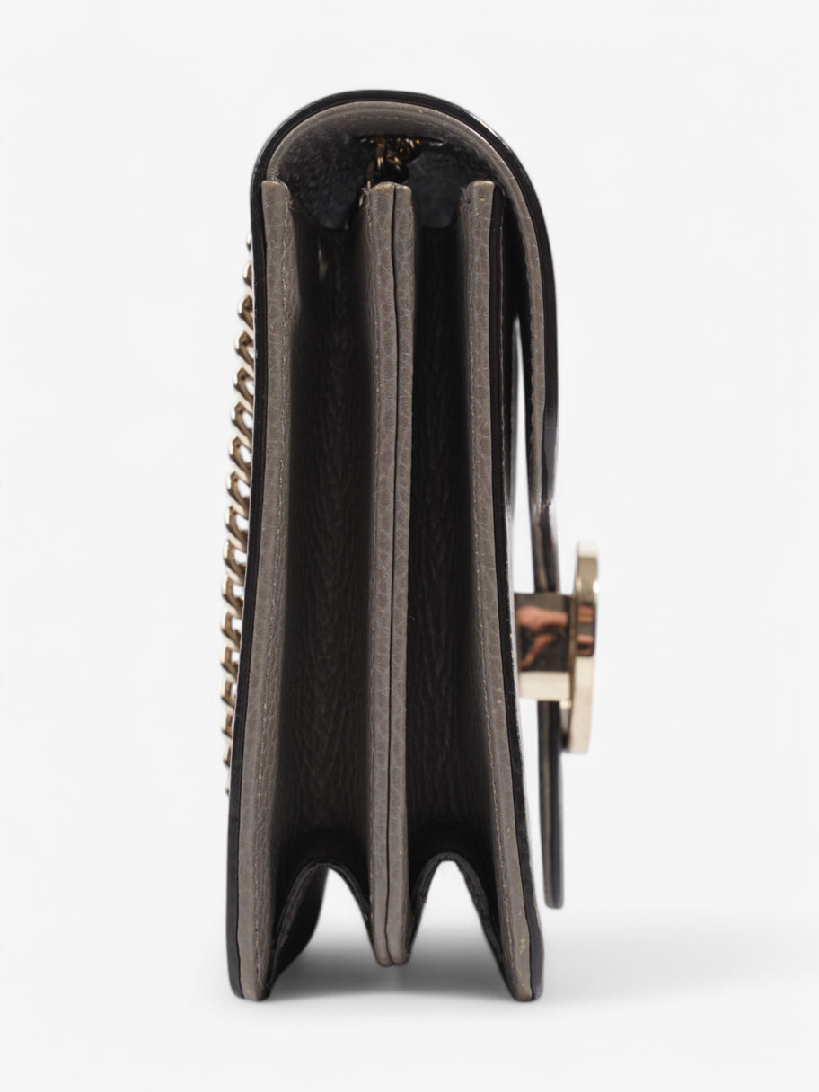 Gucci Interlocking G Shoulder Bag Grey Leather Small Image 5