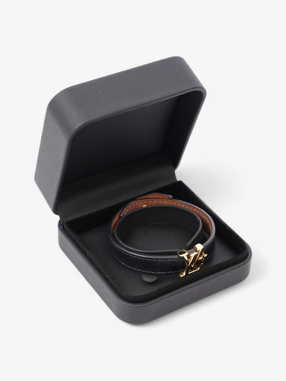 Louis Vuitton Iconic Bracelet Black Leather 17 Image 6