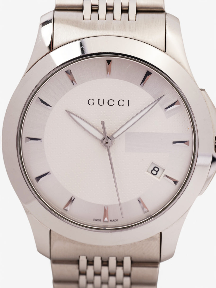 Gucci G-Timeless YA126401 Silver Stainless Steel 38mm Image 2