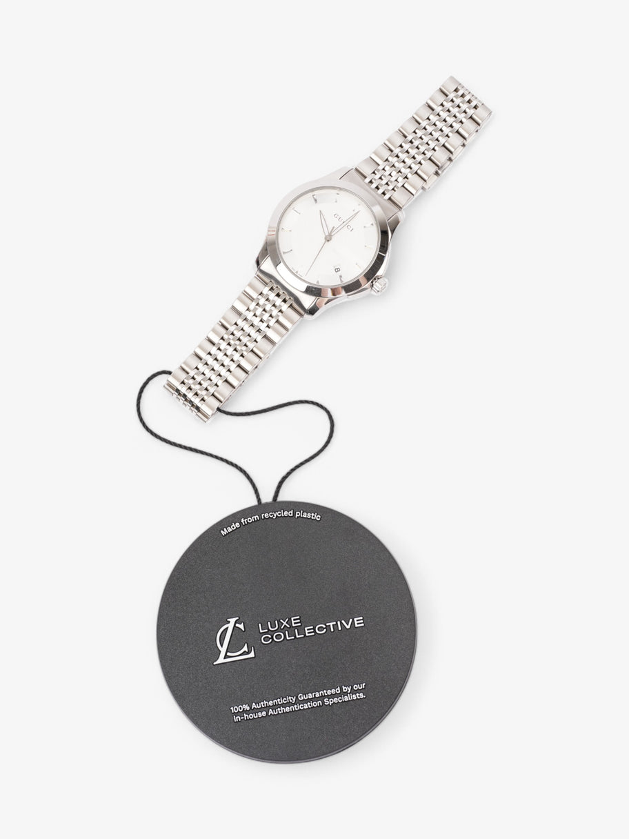 Gucci G-Timeless YA126401 Silver Stainless Steel 38mm Image 6