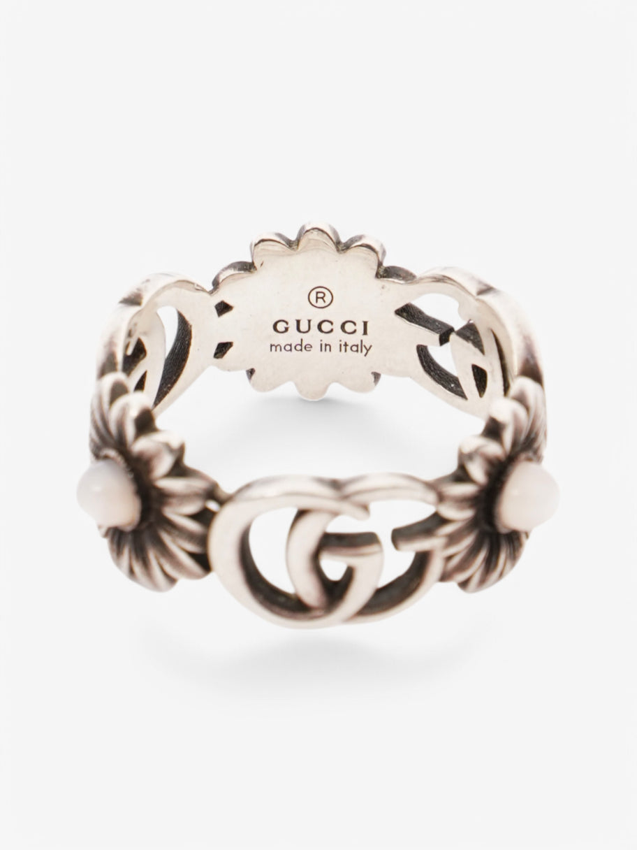 Gucci Double G Flower Ring Silver Silver Sterling 15 Image 3