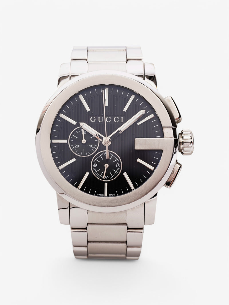  Gucci G-Chrono YA101204 Black / Silver Stainless Steel 44mm