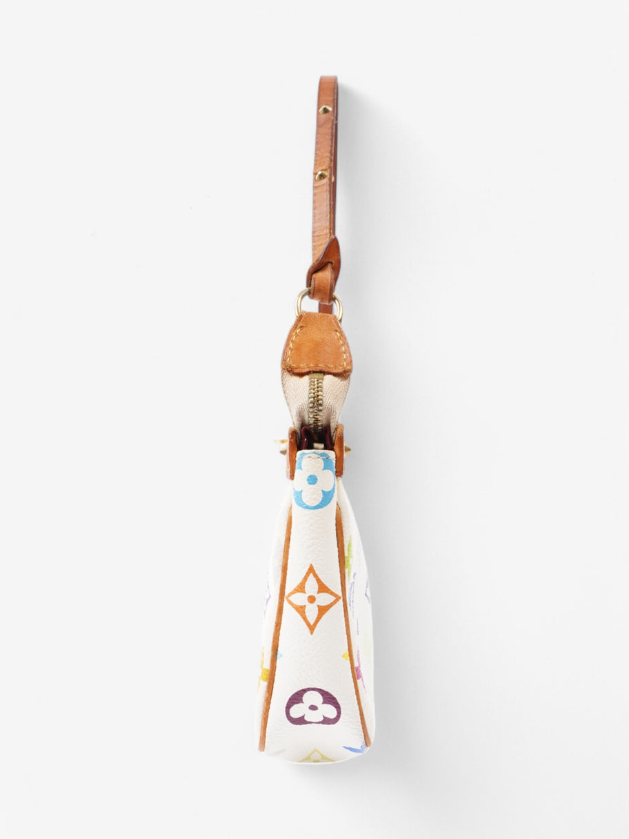 Louis Vuitton Murakami Pochette Accessoires White / Multicolour Coated Canvas Image 3