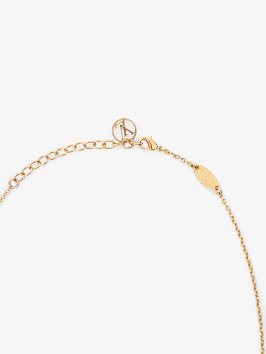 Louis Vuitton Essential V Necklace Gold Gold Plated 51cm Image 3
