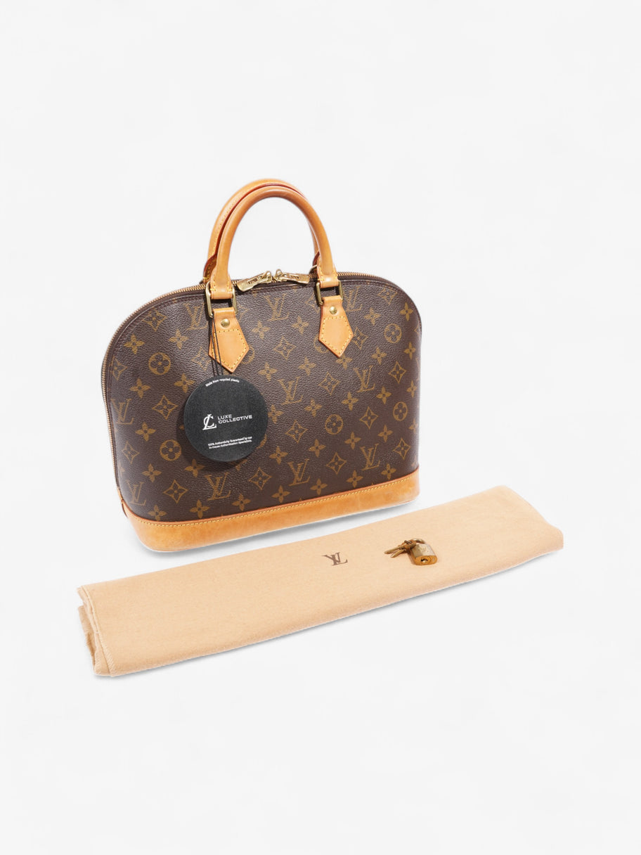 Louis Vuitton Alma Monogram Coated Canvas PM Image 9