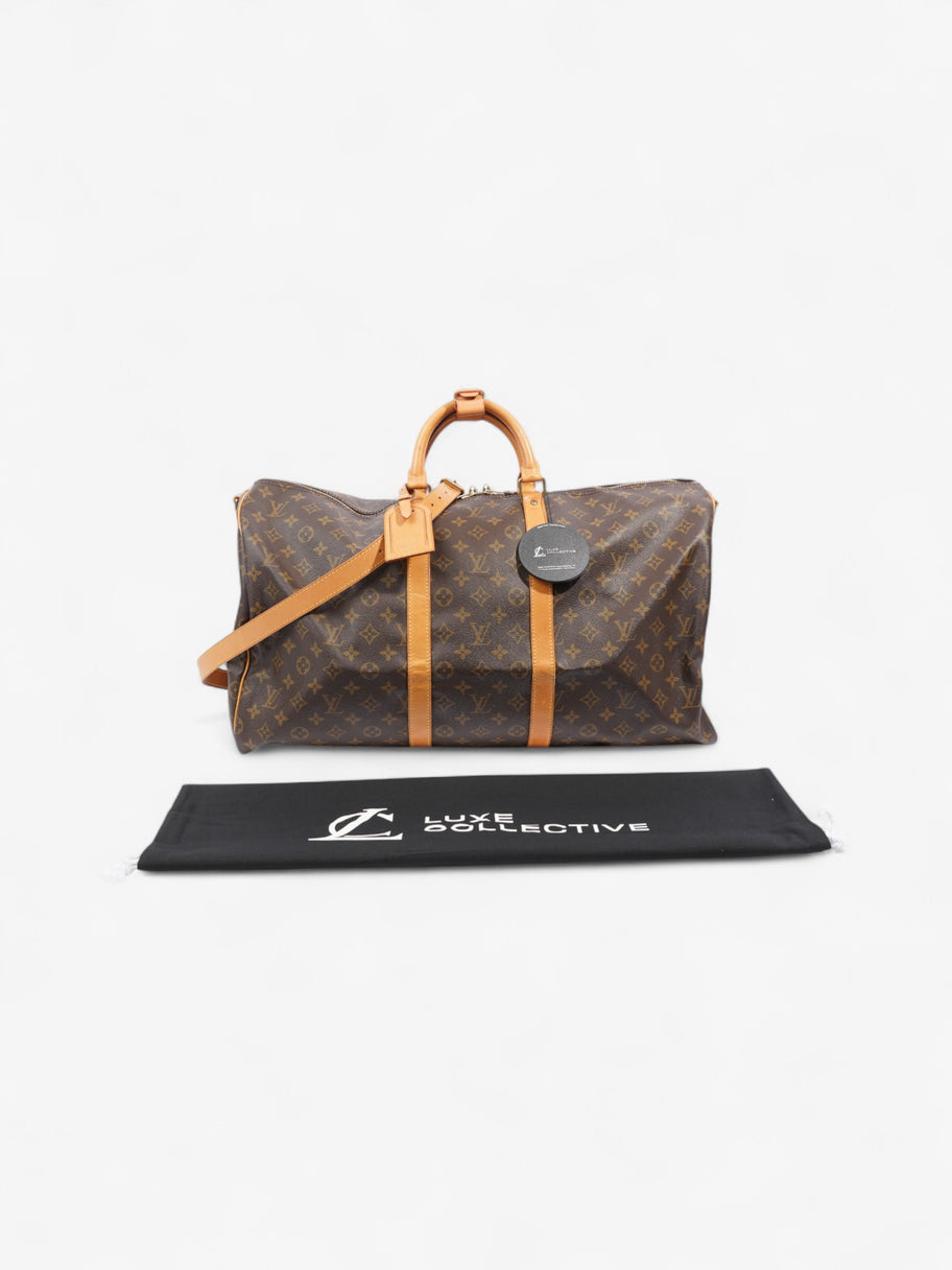 Louis Vuitton Keepall Bandouliere Monogram Coated Canvas 55 Image 8
