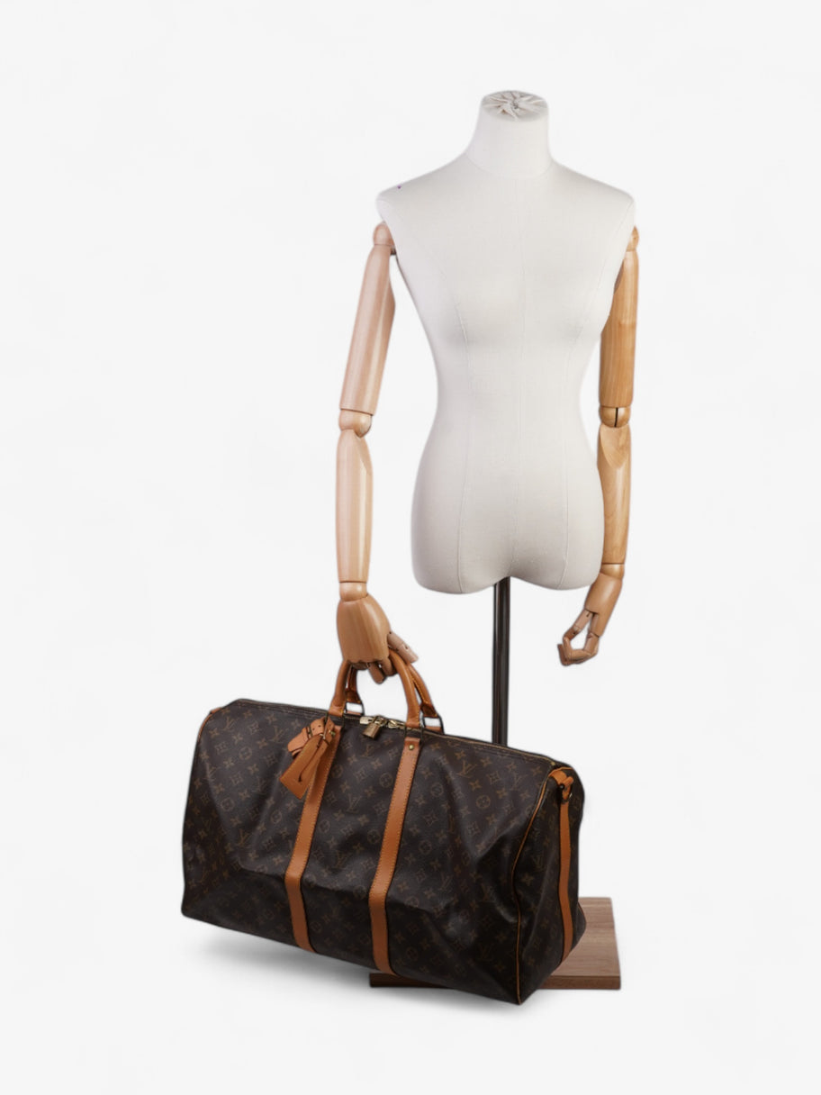 Louis Vuitton Keepall Bandouliere Monogram Coated Canvas 55 Image 2