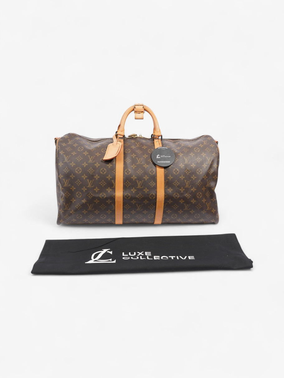 Louis Vuitton Keepall Bandouliere Monogram Coated Canvas 55 Image 8