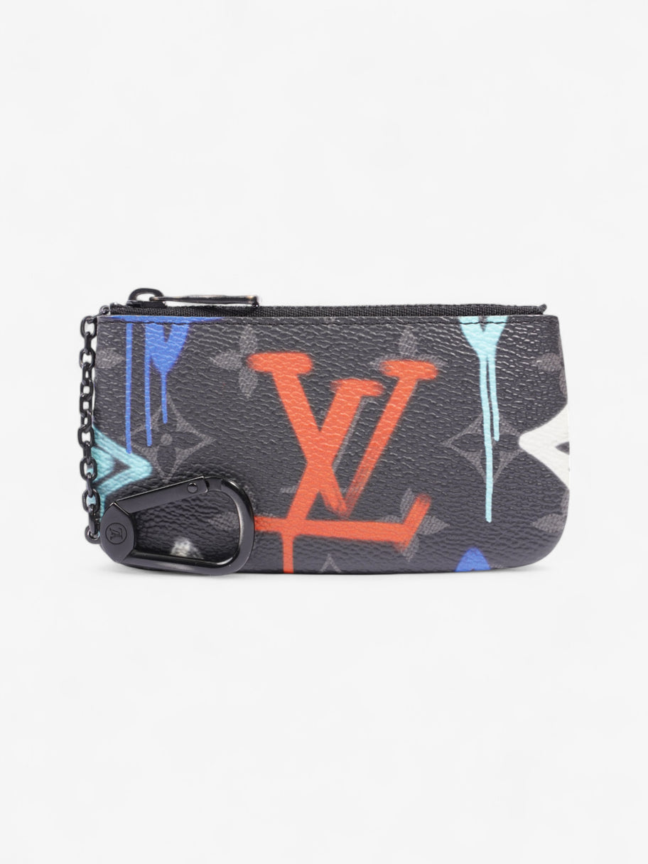 Louis Vuitton Coin Purse Black / Multicolour Coated Canvas Image 1