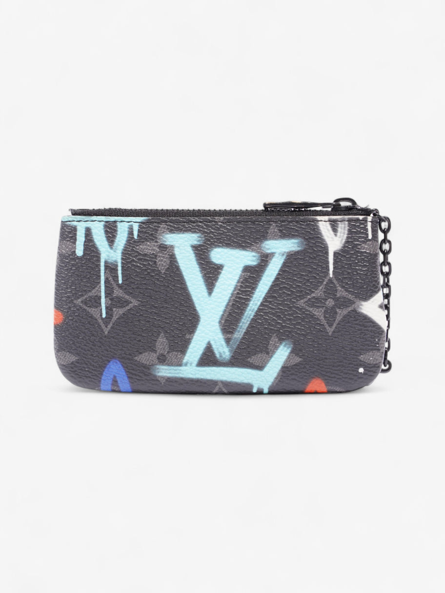 Louis Vuitton Coin Purse Black / Multicolour Coated Canvas Image 2