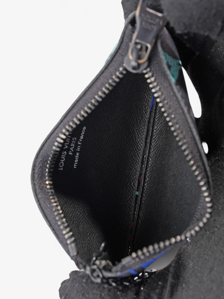 Louis Vuitton Coin Purse Black / Multicolour Coated Canvas Image 5