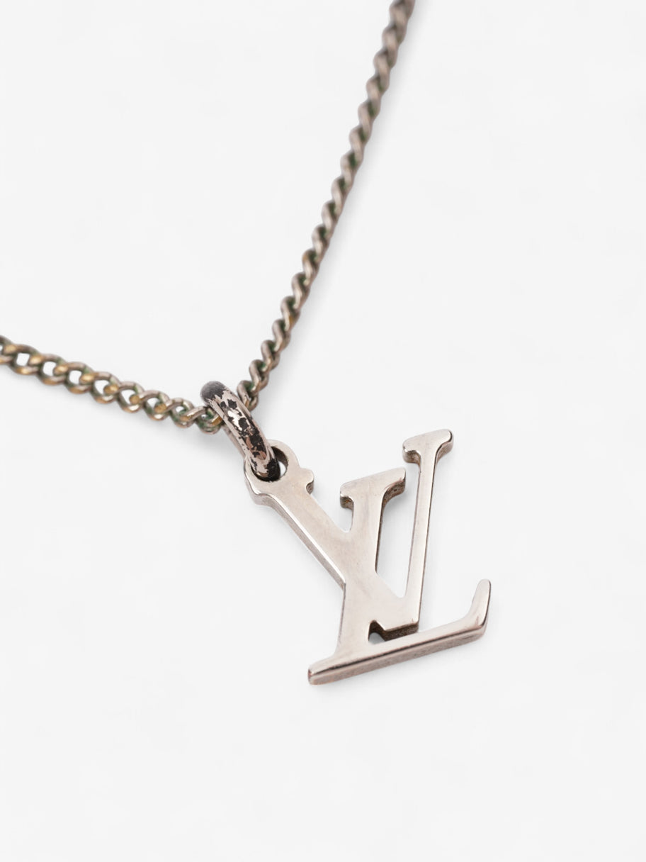 Louis Vuitton Ring Necklace Silver Gold Plated Image 2