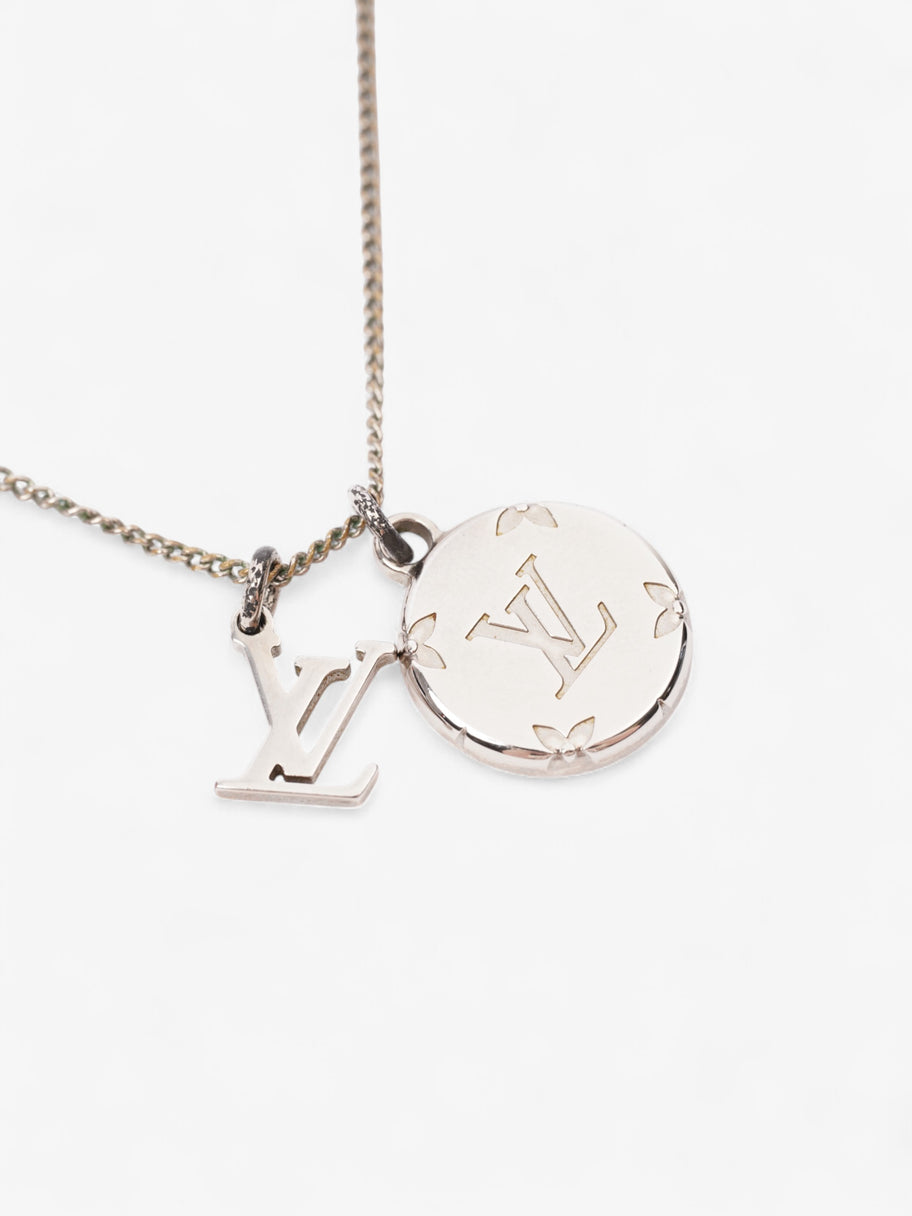 Louis Vuitton Ring Necklace Silver Gold Plated Image 5