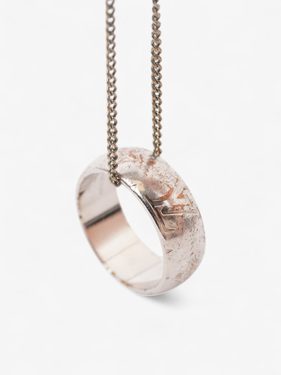 Louis Vuitton Ring Necklace Silver Gold Plated Image 7
